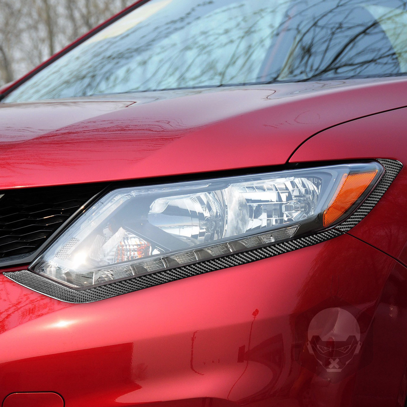 Car Accessories Nissan Xtrail - Carbon Fiber Car Accessories Front Lamp