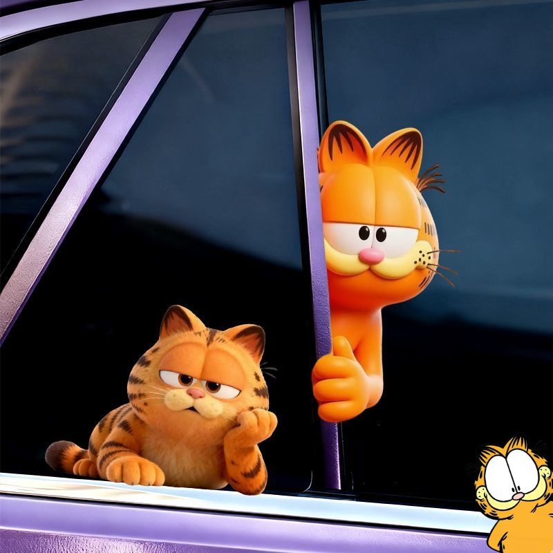 Car Accessories Wholesale - Garfield anime cartoon cute funny secretly