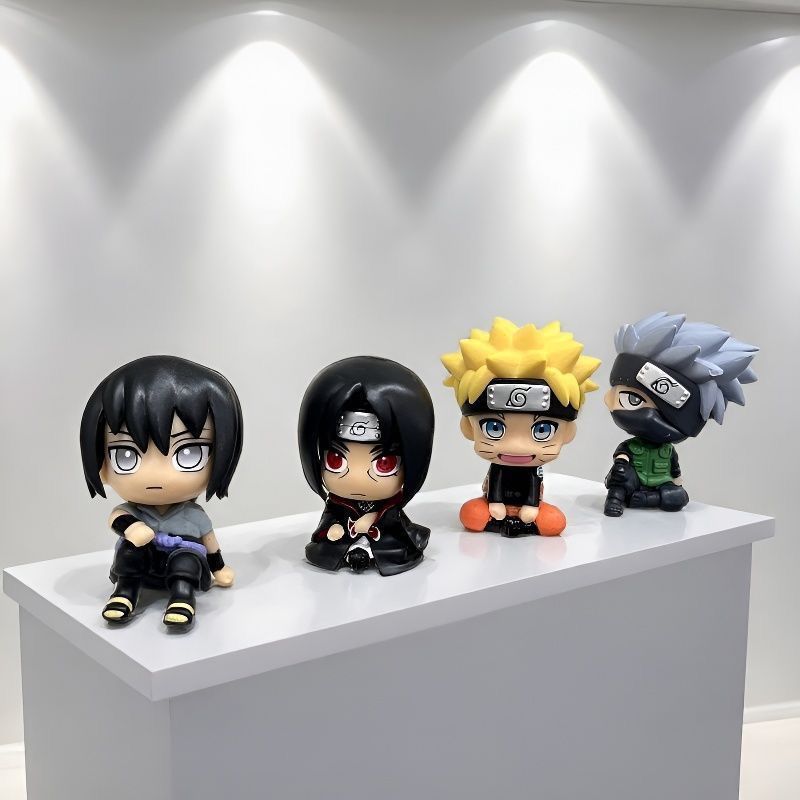 Car Accessories Wholesale - NARUTO cartoon cute figurine model kawaii