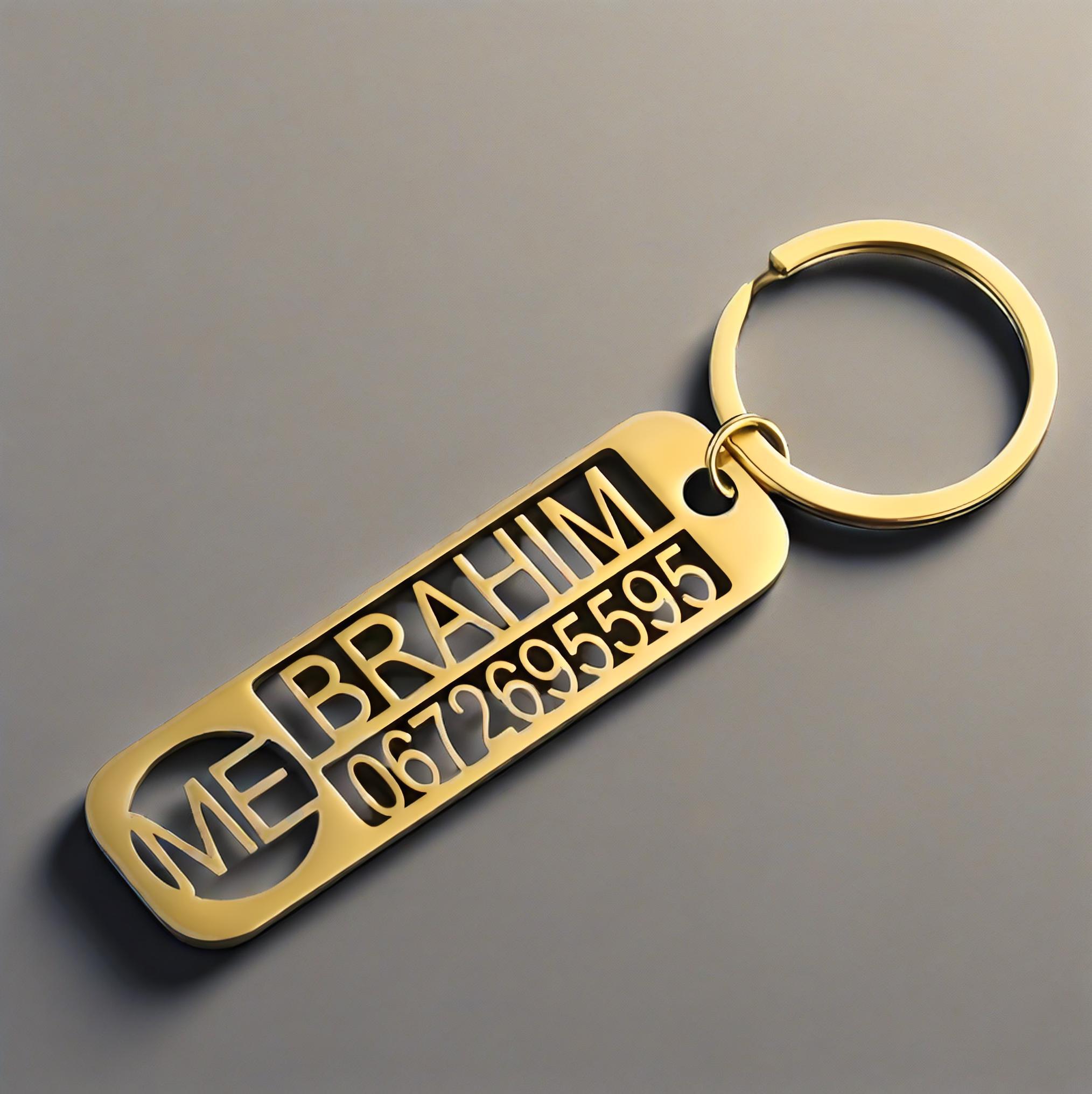 Custom Engraved Name Number Ke - Car Accessories Name ulasan dan harga