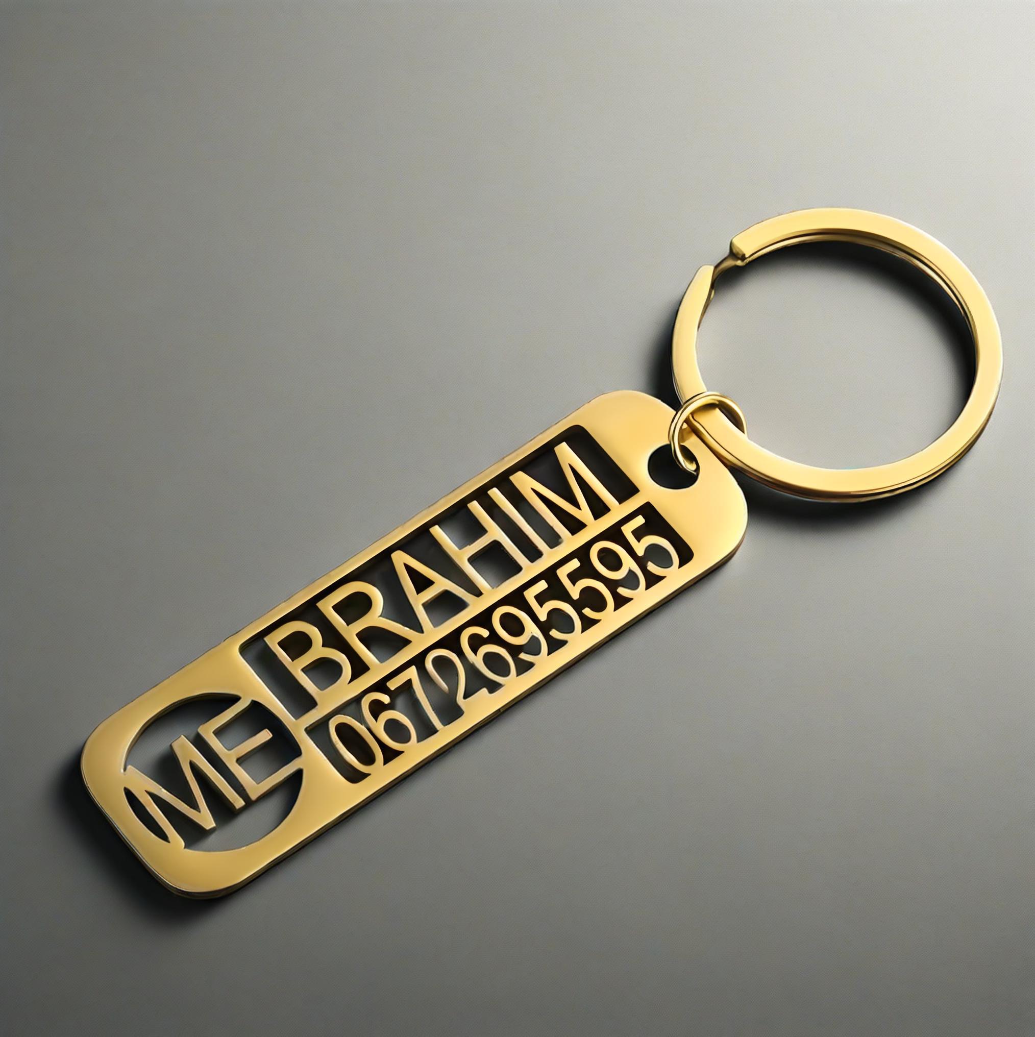 Custom Engraved Name Number Ke - Car Accessories Name ulasan dan harga