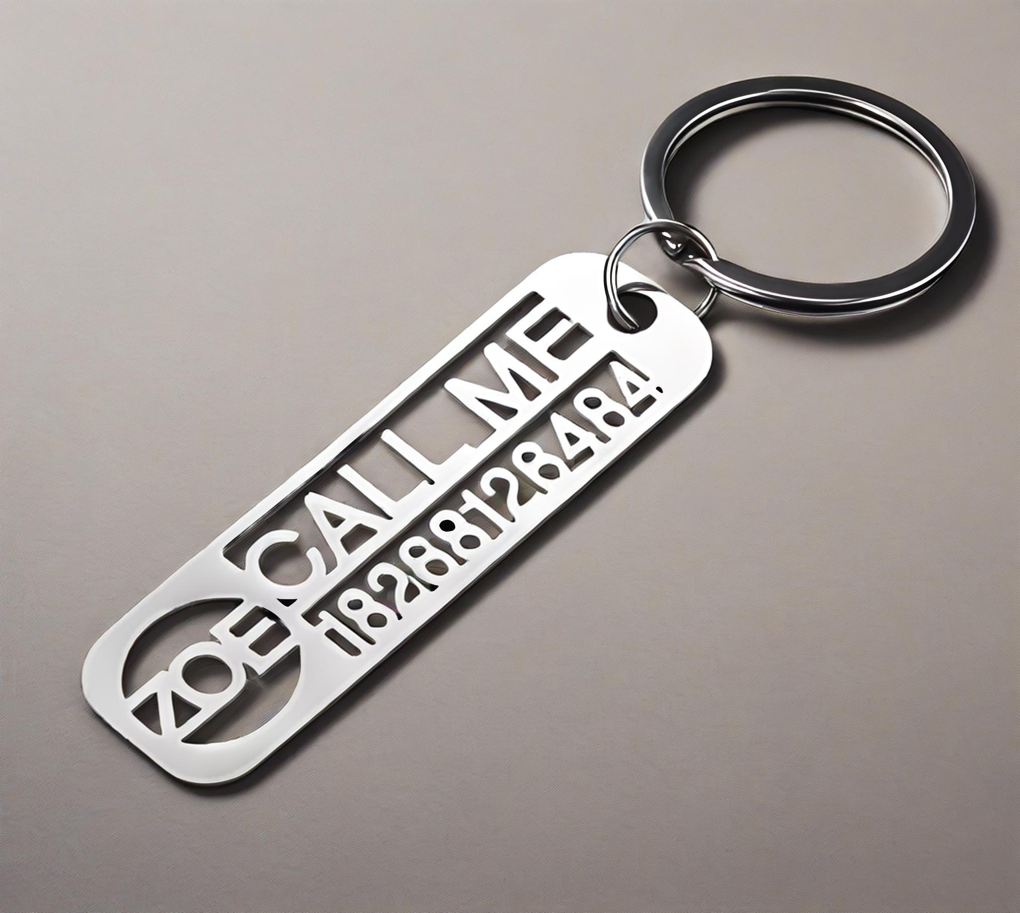 Custom Engraved Name Number Ke - Car Accessories Name ulasan dan harga