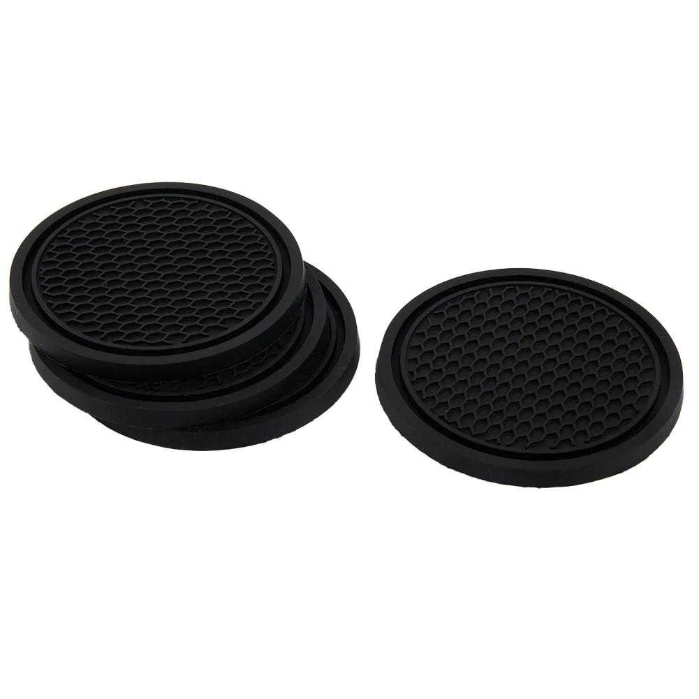4pcs Car Coaster Non-Slip Sili - Car Accessories Unique ulasan dan harga