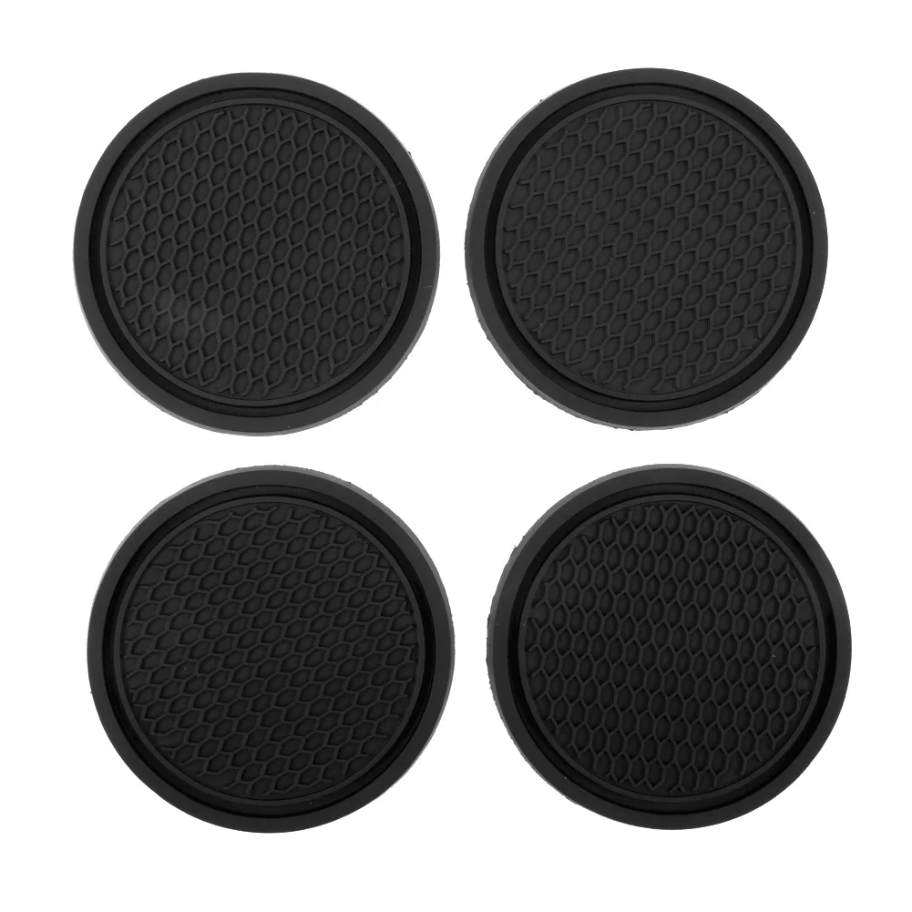 4pcs Car Coaster Non-Slip Sili - Car Accessories Unique ulasan dan harga