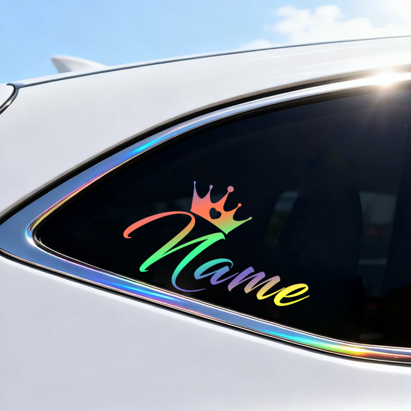 Custom Crown Name Waterproof S - Car Accessories Name ulasan dan harga