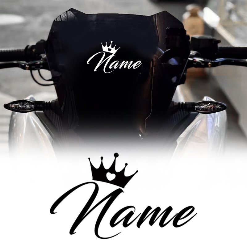 Custom Crown Name Waterproof S - Car Accessories Name ulasan dan harga