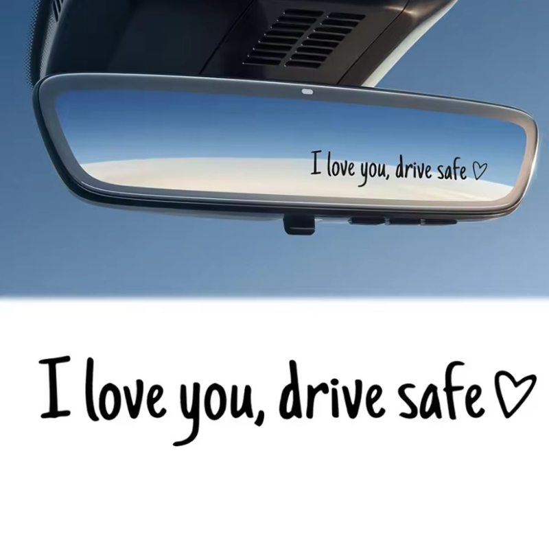 I Love You Rearview Mirror Dec - Car Accessories For Women ulasan dan harga