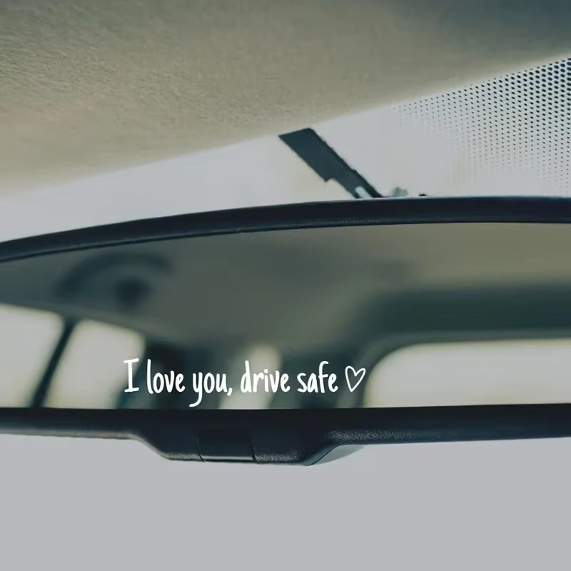 I Love You Rearview Mirror Dec - Car Accessories For Women ulasan dan harga