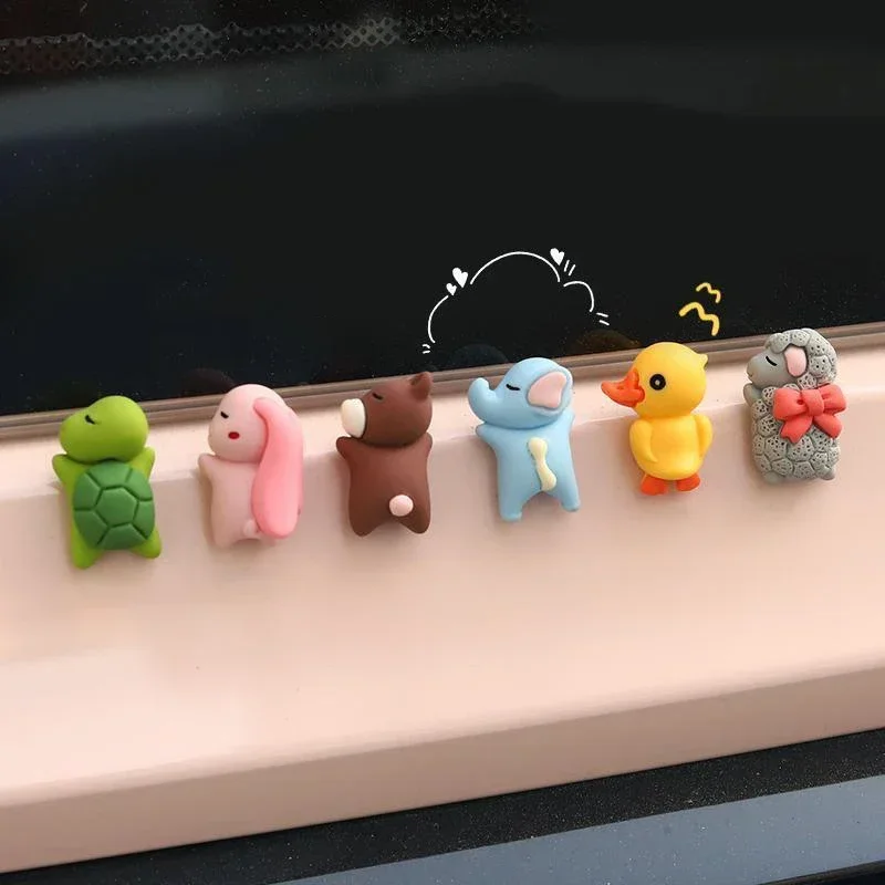 6pcs Cute Mini Ducks Car Inter - Car Accessories Unique ulasan dan harga