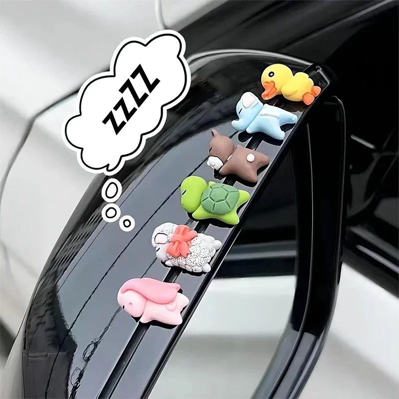 6pcs Cute Mini Ducks Car Inter - Car Accessories Unique ulasan dan harga