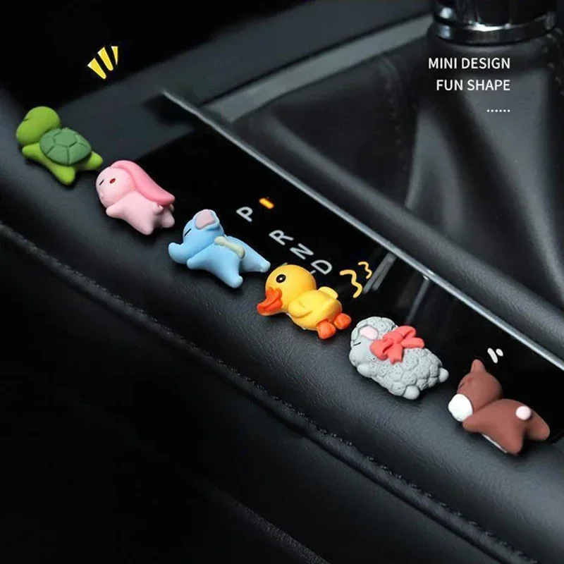 6pcs Cute Mini Ducks Car Inter - Car Accessories Unique ulasan dan harga