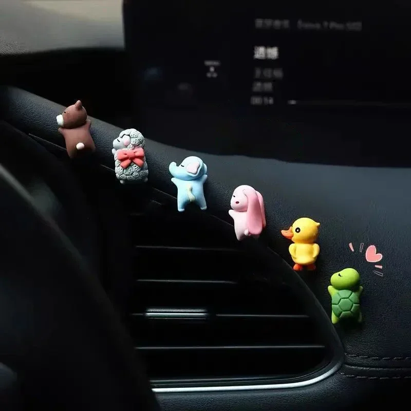 6pcs Cute Mini Ducks Car Inter - Car Accessories Unique ulasan dan harga
