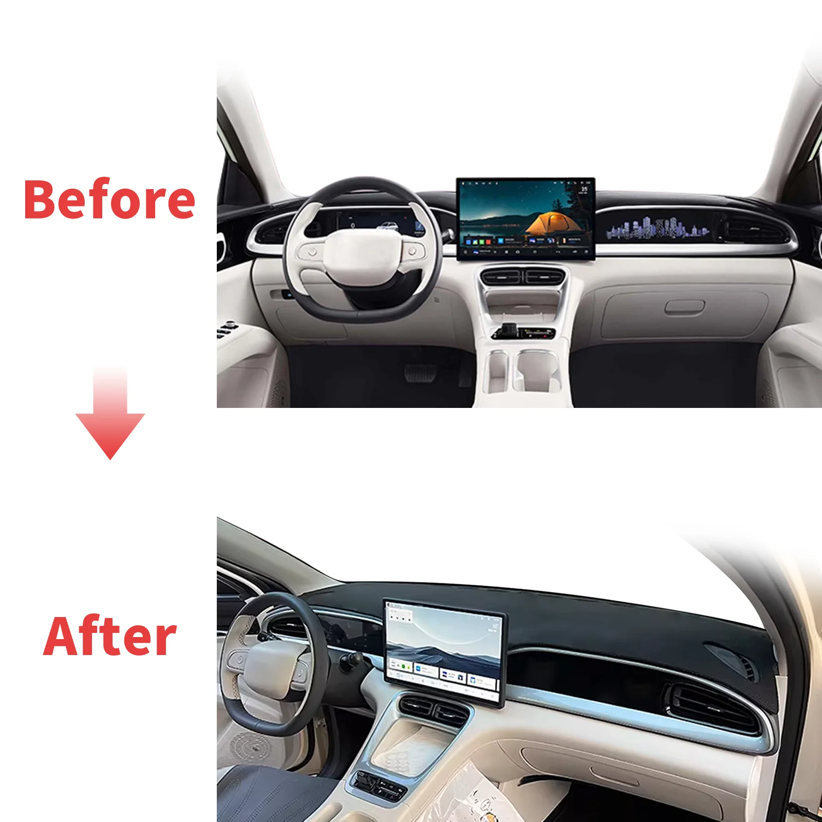 Fit for Geely EX2 Proton EMas  - Car Anti-Slip Dashboard Mat ulasan dan harga