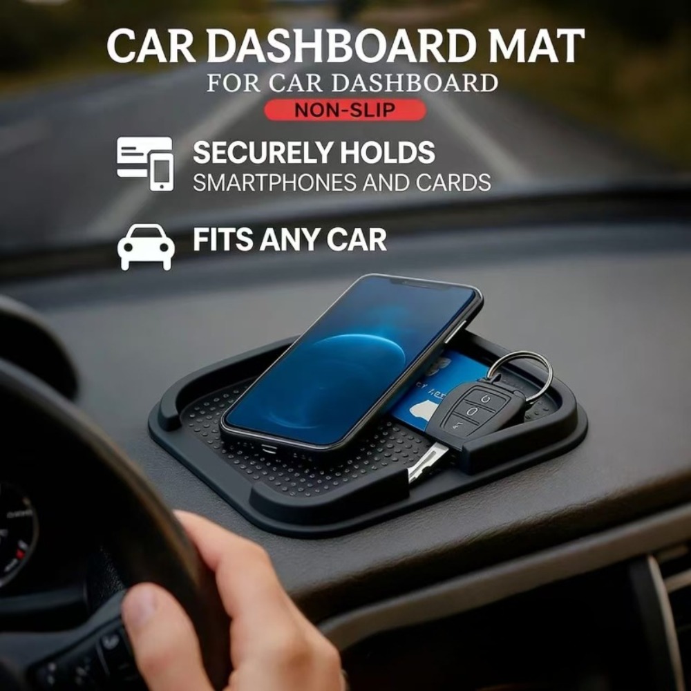 Silicone Anti Slip Mat Car Das - Car Anti-Slip Dashboard Mat ulasan dan harga