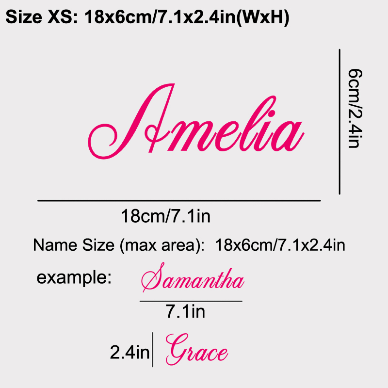 Personalized Name Vinyl Decal  - Car Accessories Name ulasan dan harga