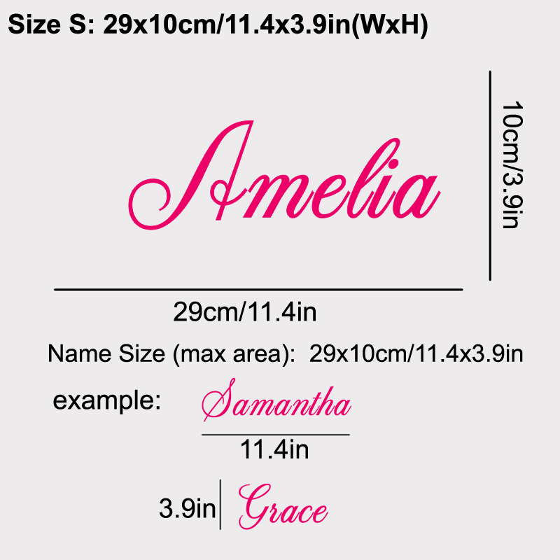 Personalized Name Vinyl Decal  - Car Accessories Name ulasan dan harga