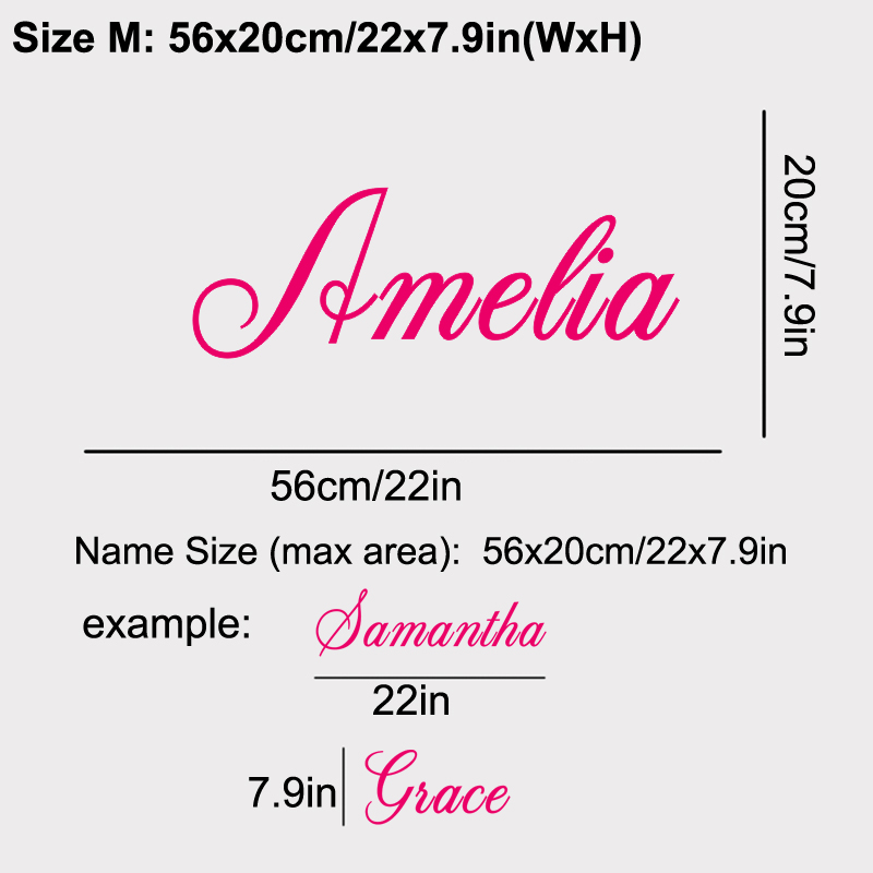 Personalized Name Vinyl Decal  - Car Accessories Name ulasan dan harga