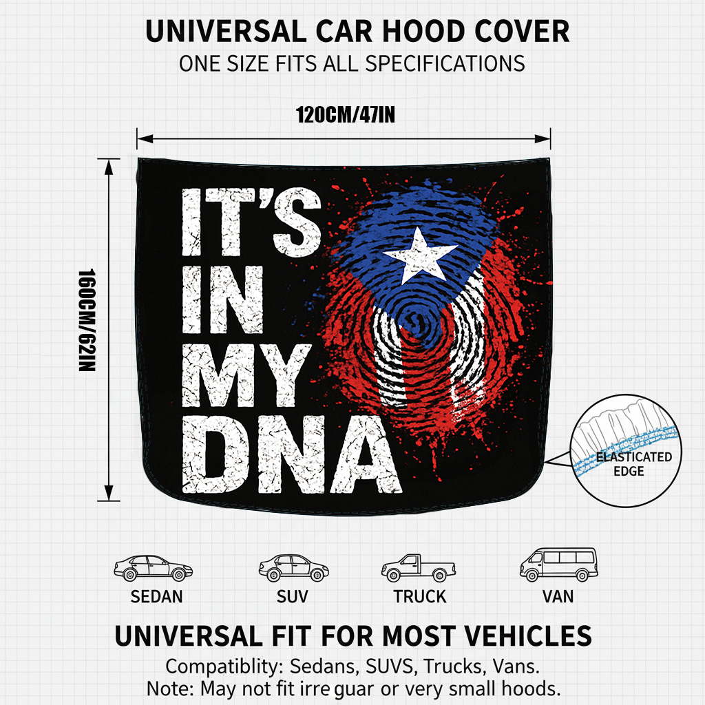 It'S In My DNA Puerto Rico Sty - Car Accessories Unique ulasan dan harga