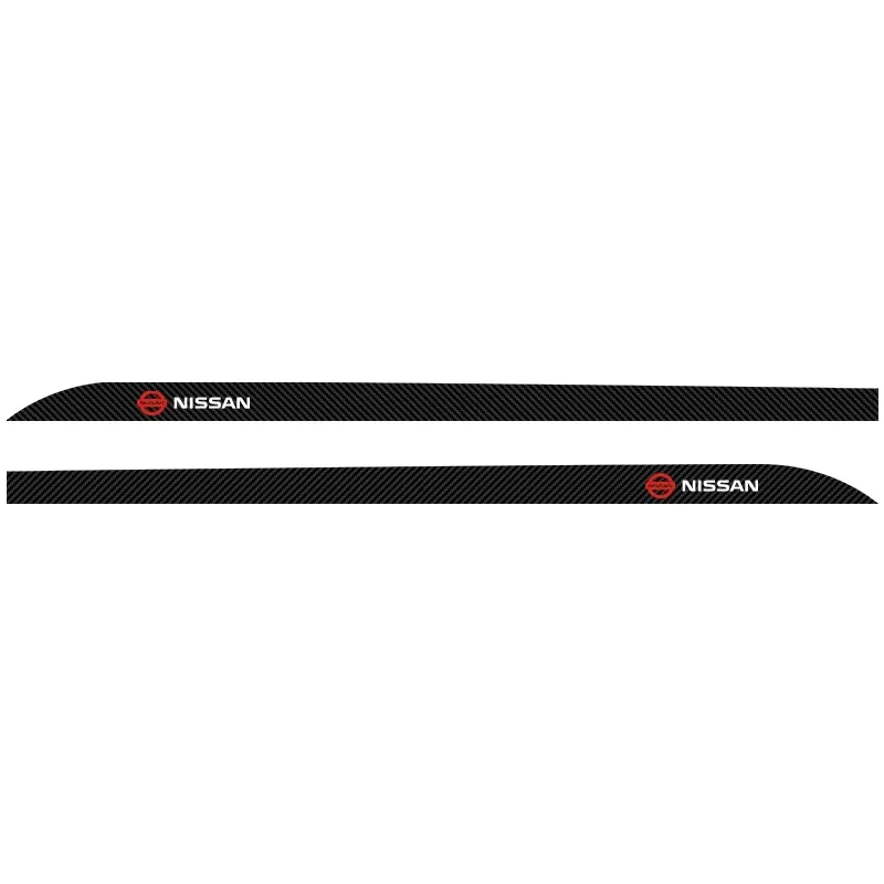 2pcs Car Logo Carbon Fibre Sid - Car Accessories Nissan Xtrail ulasan dan harga