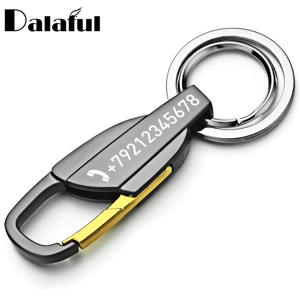 Personalized Lettering Keychai - Car Accessories Name ulasan dan harga