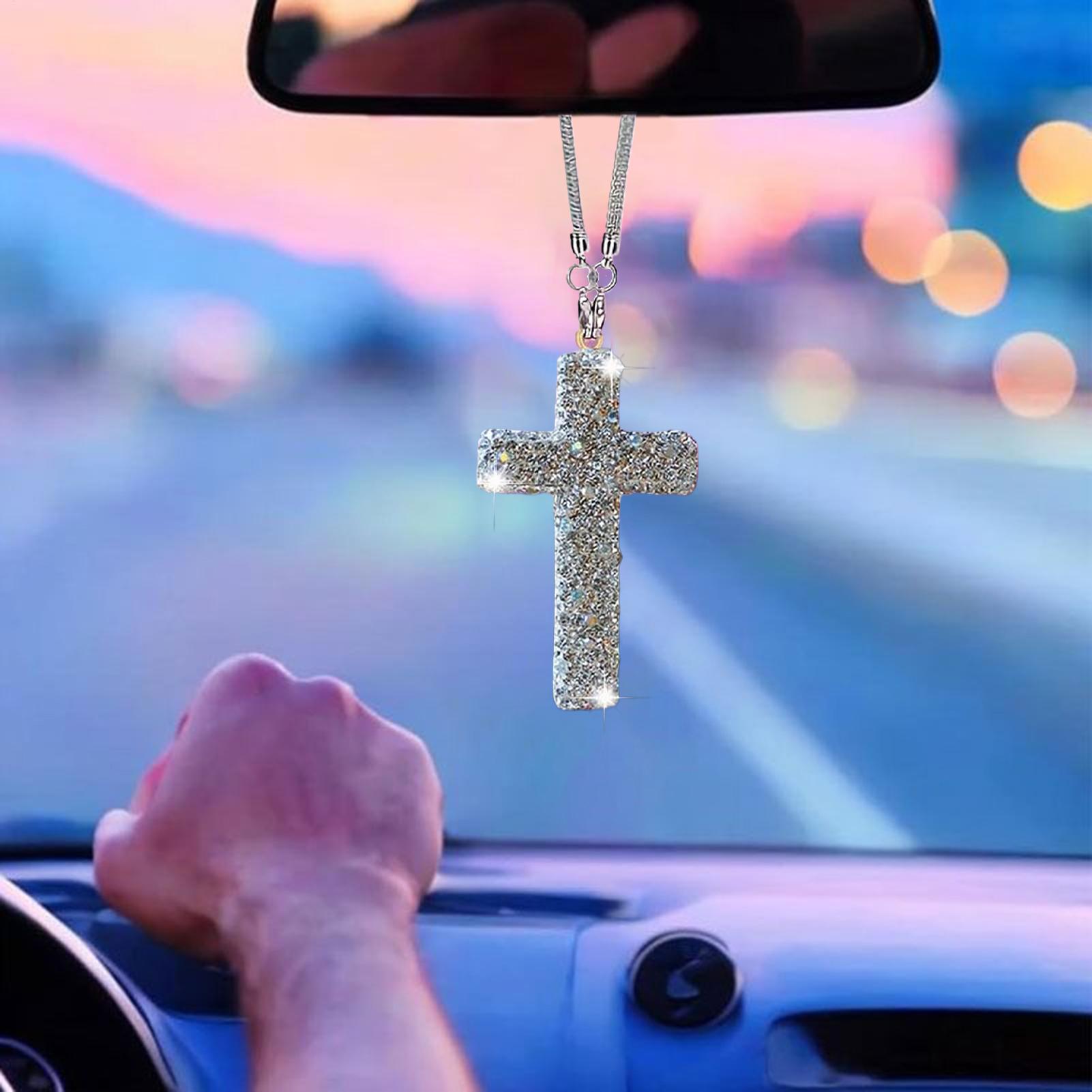 Mirror Decor For Car Bling Car - Car Accessories For Women ulasan dan harga