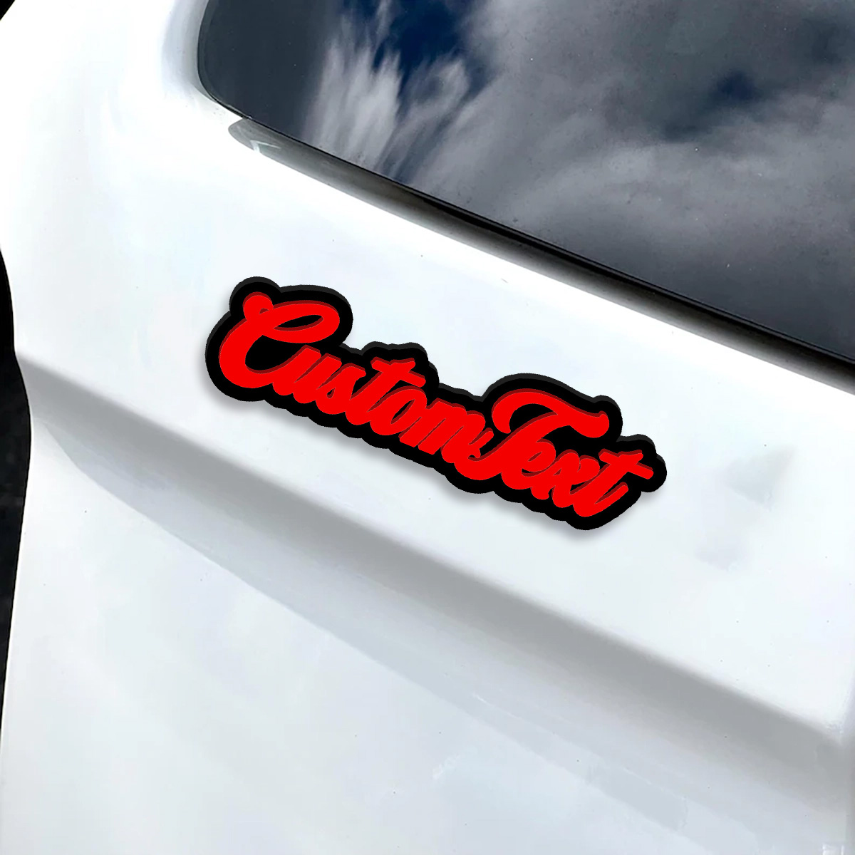 Custom Names Number Car Decal  - Car Accessories Name ulasan dan harga