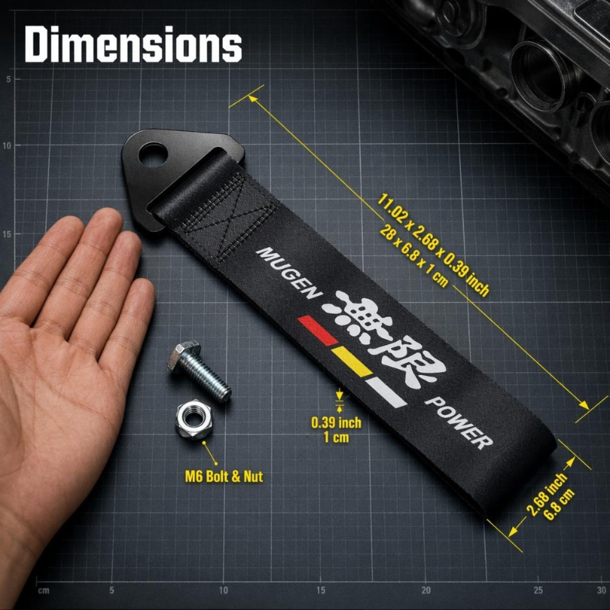 Car RACING Towing Rope JDM Dec - Car Accessories Unique ulasan dan harga