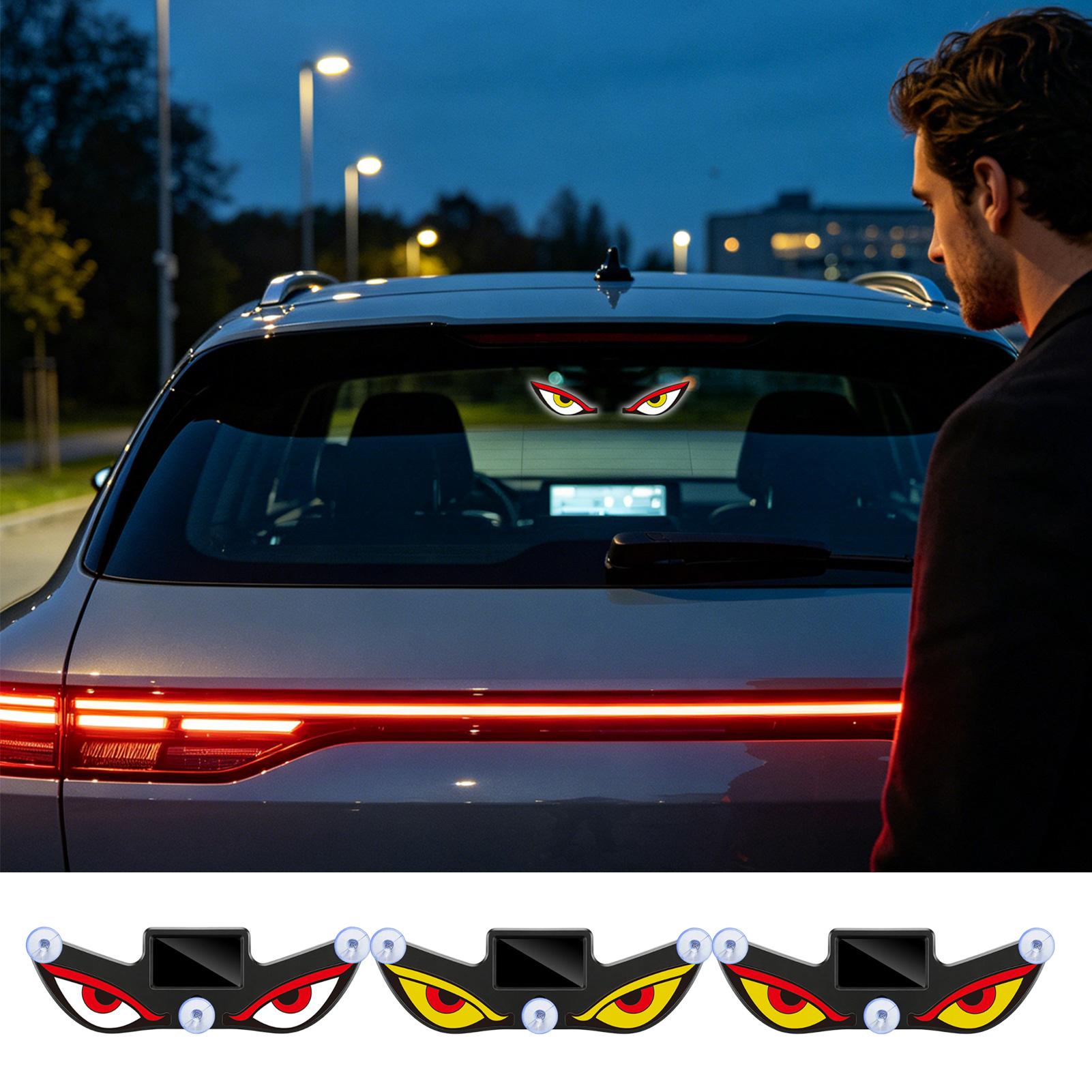 Solar LED Eye Shape Light Wate - Car Accessories Unique ulasan dan harga