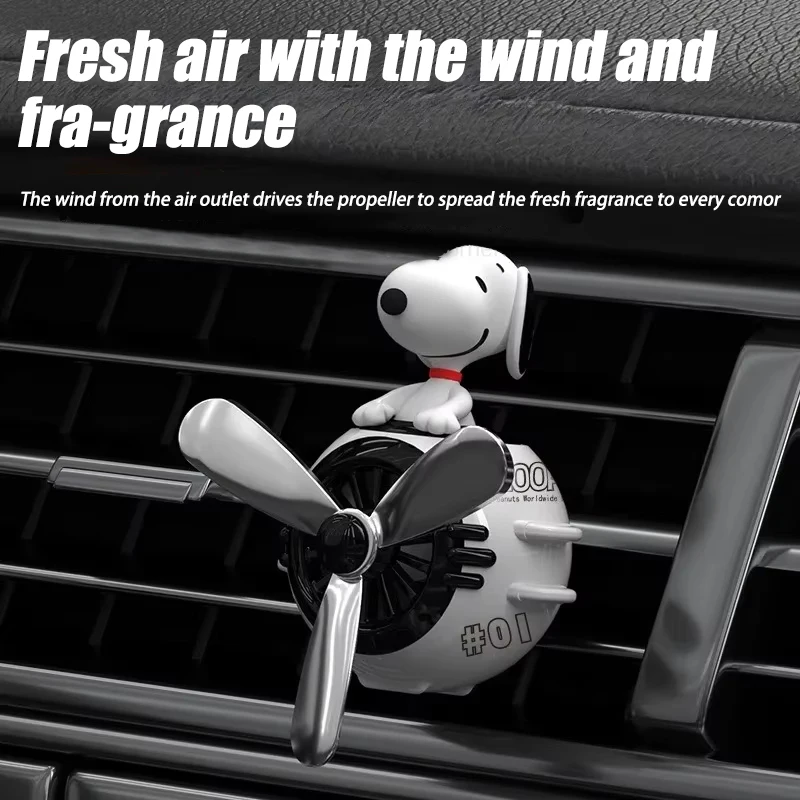 Kawaii Pilot Snoopy Car Aromat - Car Accessories Perfume ulasan dan harga