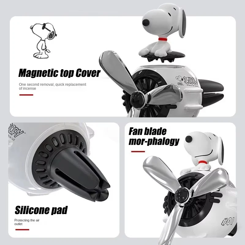 Kawaii Pilot Snoopy Car Aromat - Car Accessories Perfume ulasan dan harga