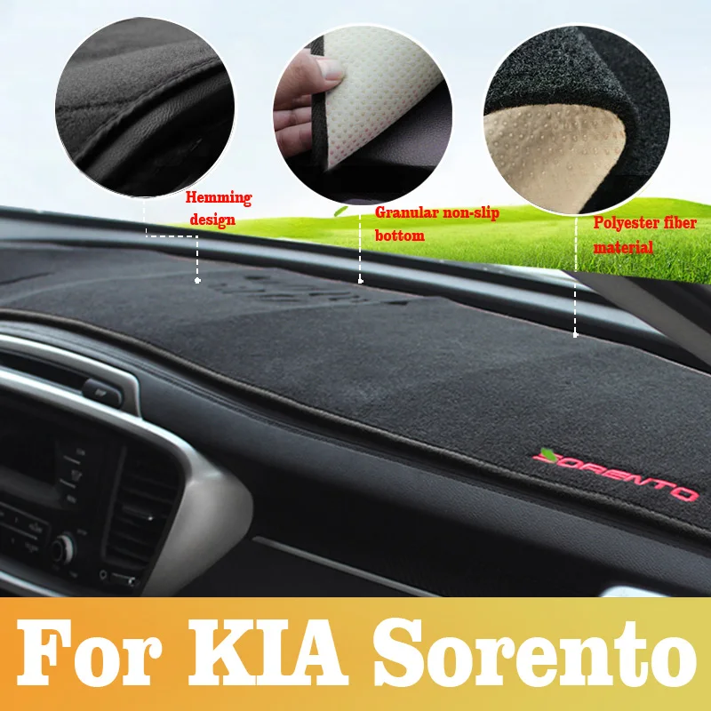 For Kia Sorento 2015~2024 Car  - Car Anti-Slip Dashboard Mat ulasan dan harga