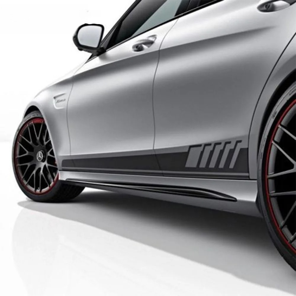 Car Side Stripe Vinyl Decal St - Car Accessories Unique ulasan dan harga