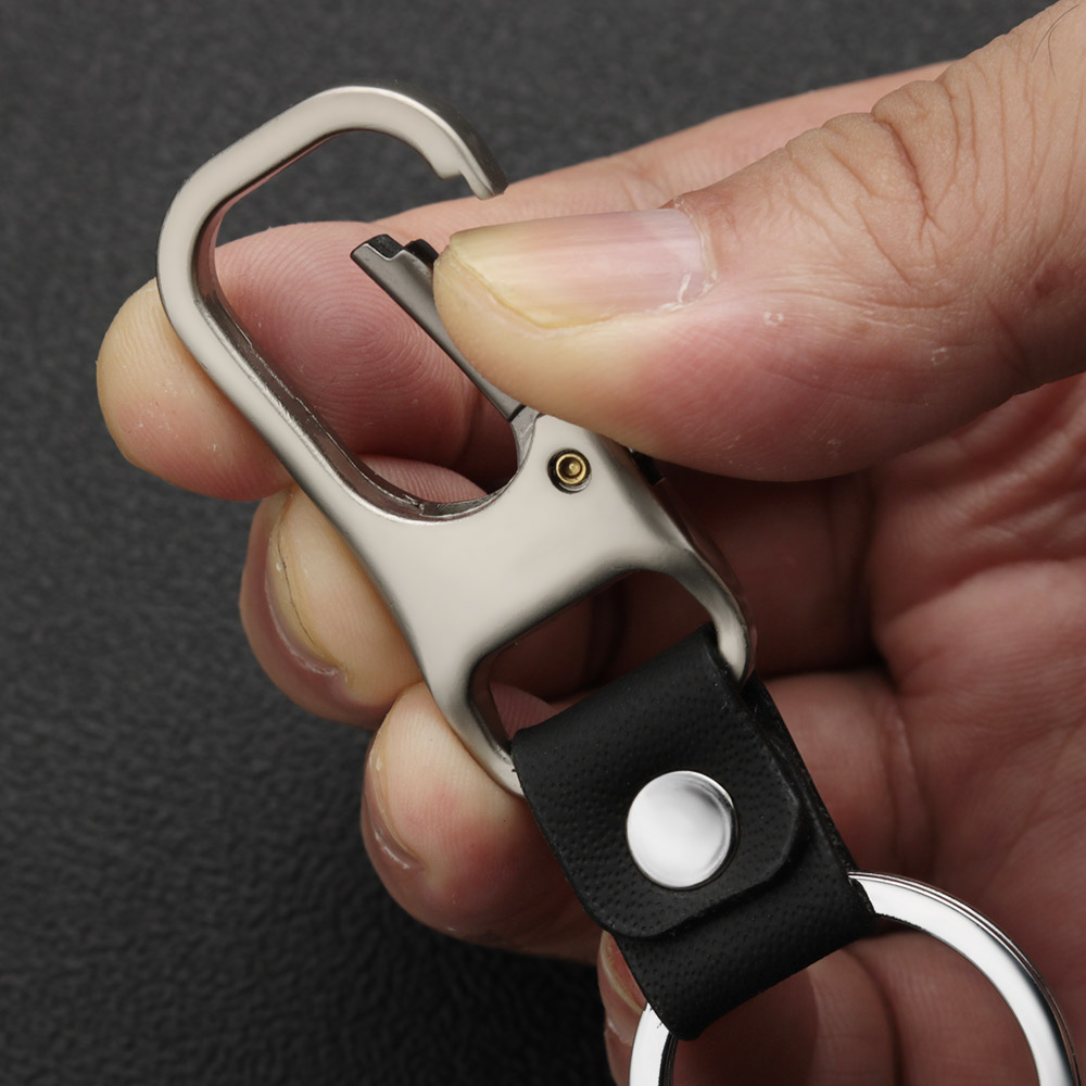 Genuine Leather Keychain Women - Car Accessories Name ulasan dan harga