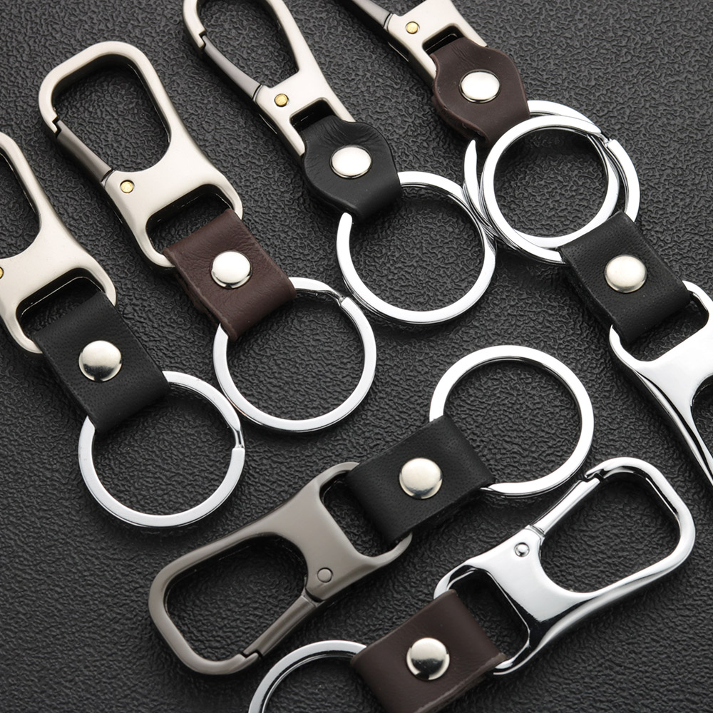 Genuine Leather Keychain Women - Car Accessories Name ulasan dan harga